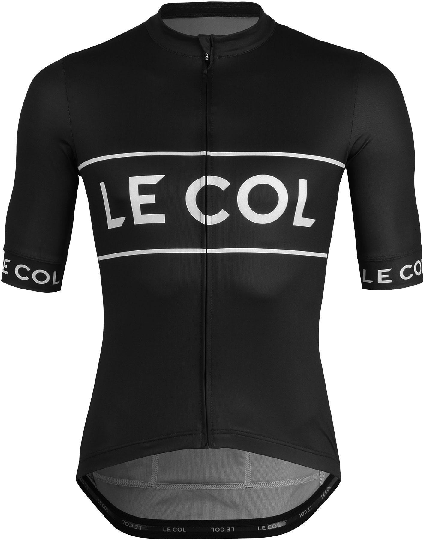 Le Col Sport Logo Cycling Jersey  Black