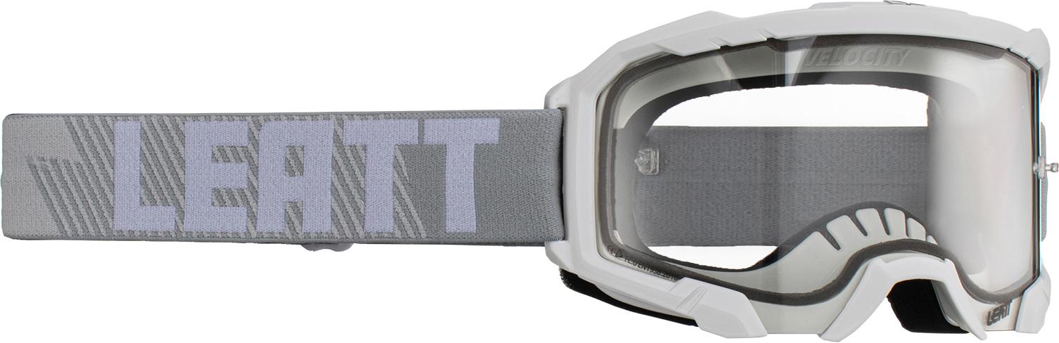 Leatt Goggles Velocity 4.5 Light Grey  White/clear