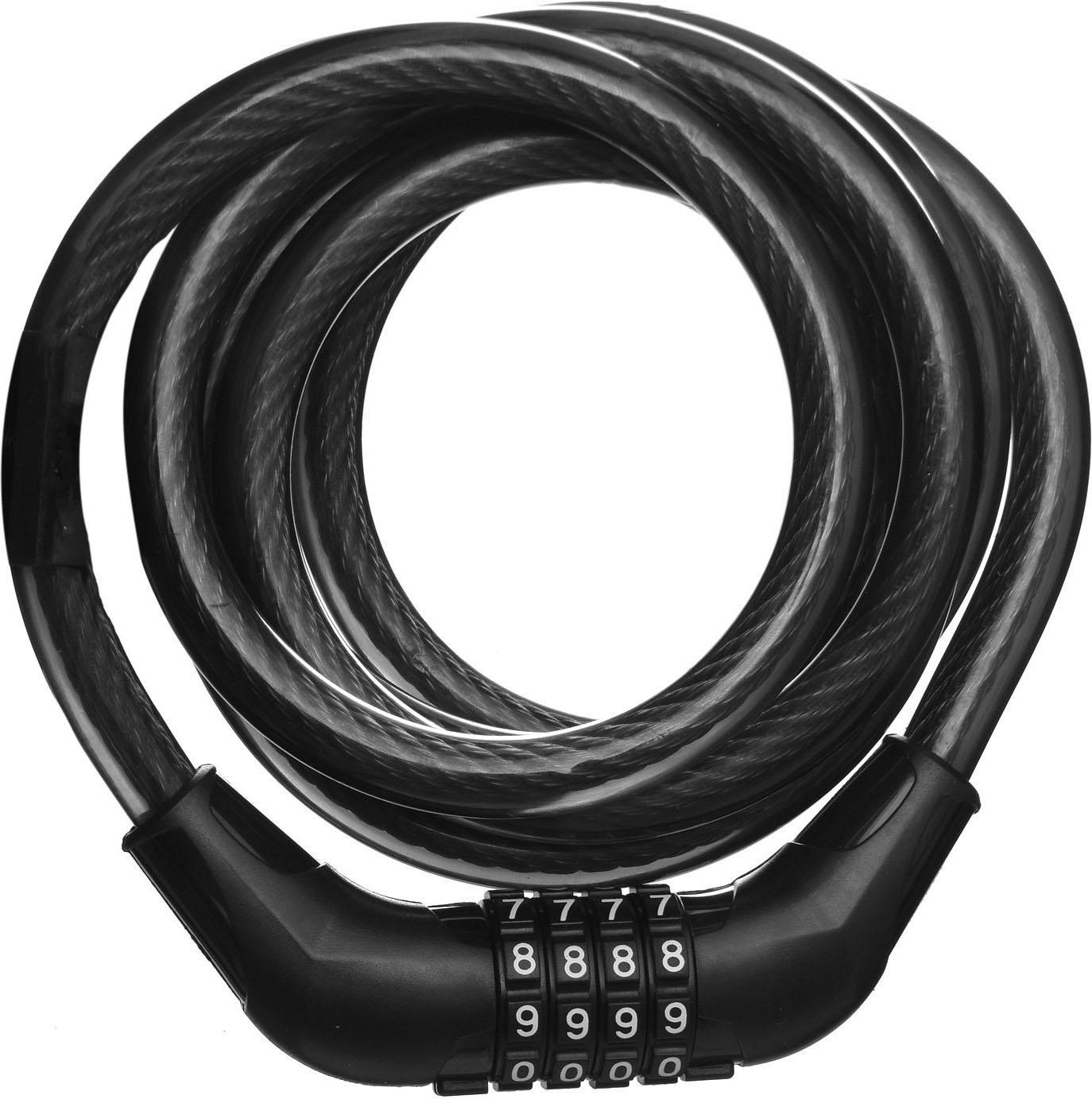 Lifeline Combination Bike Cable Lock  Black