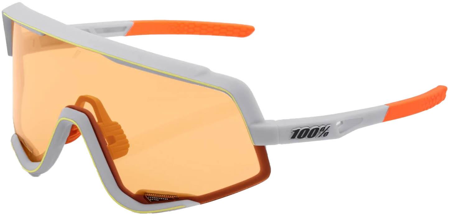 100% Glendale White Persimmon Lens Sunglasses 2022  White