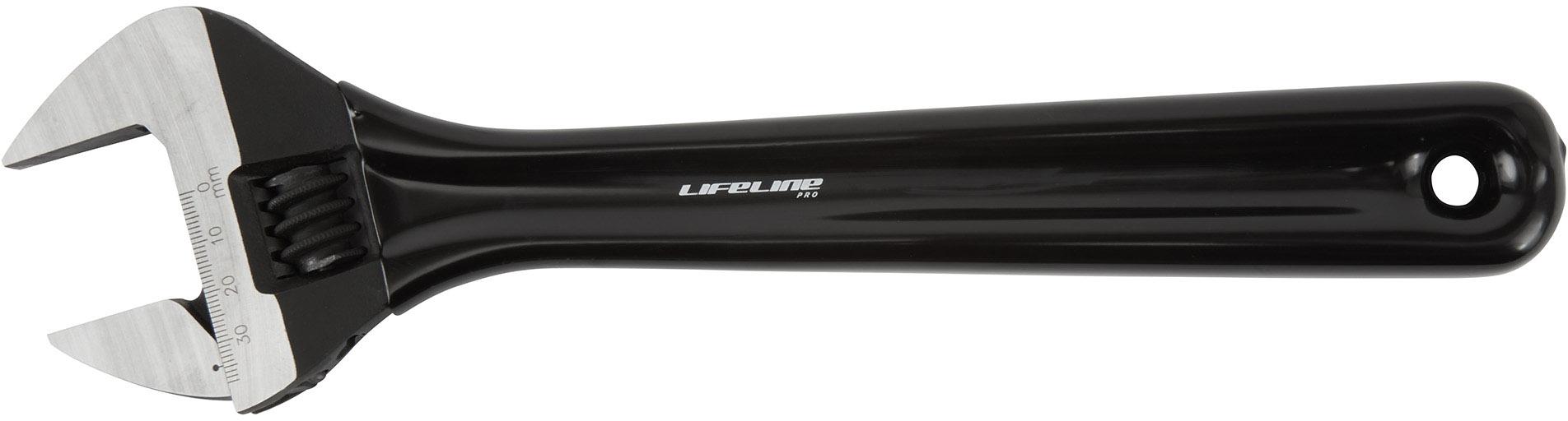 Lifeline Pro Long Adjustable Wrench (12)  Black