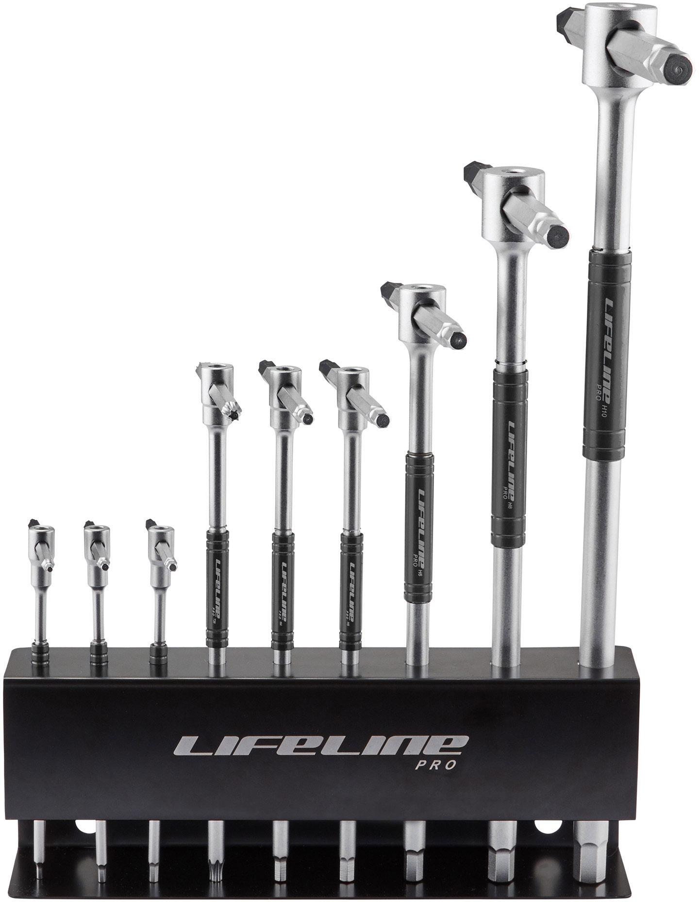 Lifeline Pro Sliding T Bar Hex Set  Black