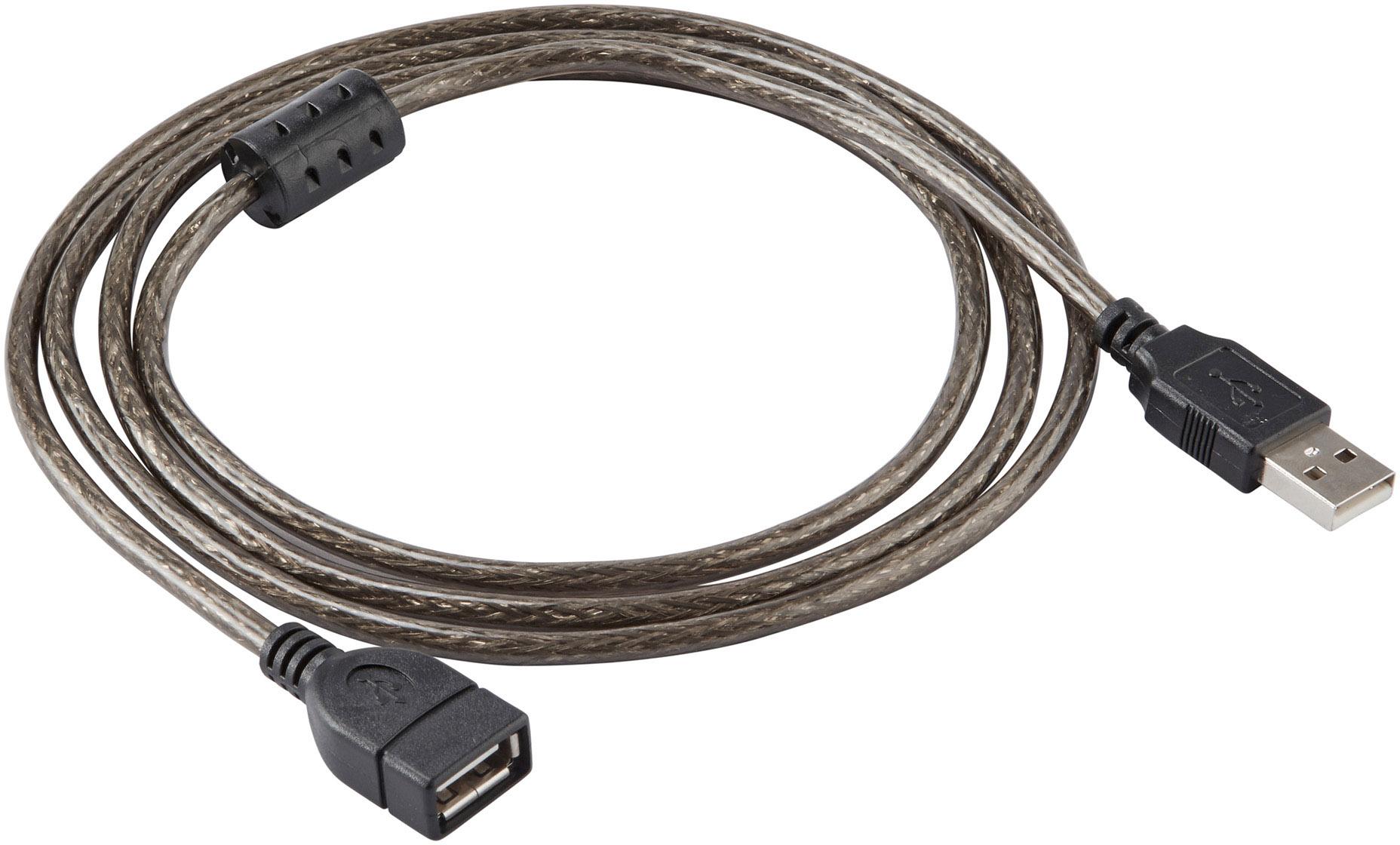 Lifeline Usb Extension Cable (1.5m)  Black