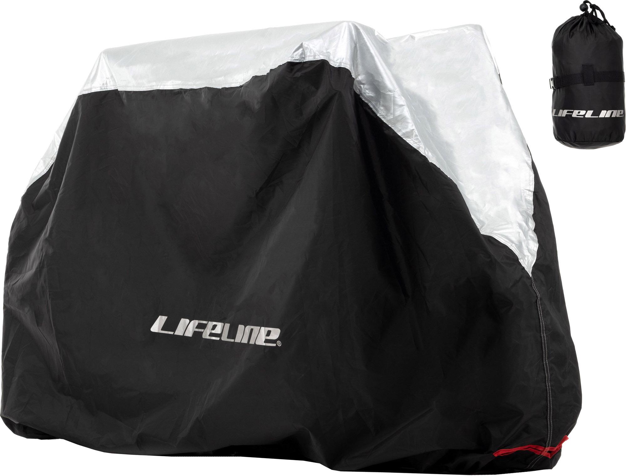 Lifeline Waterproof Single Bike Cover  Black