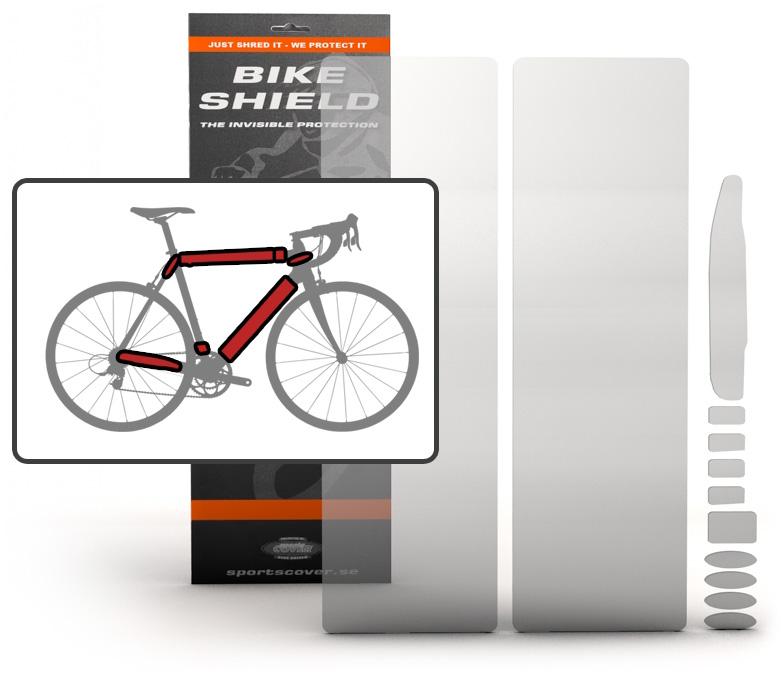 Bike Shield Full Pack Oversize Frame Protection Set  Gloss