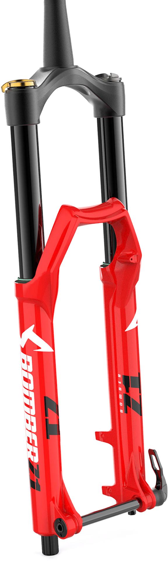 Marzocchi Bomber Z1 Boost Mountain Bike Forks  Red