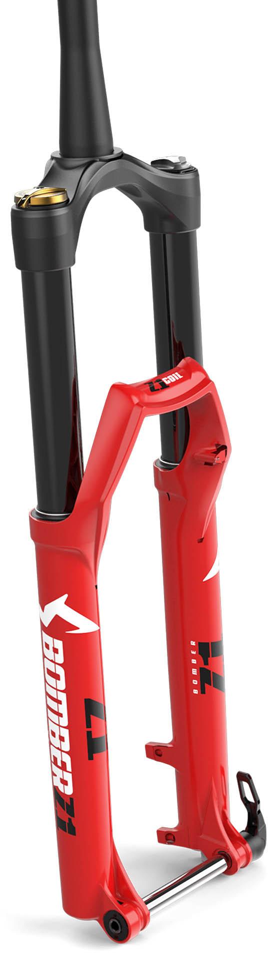 Marzocchi Bomber Z1 Coil Mountain Bike Forks  Red