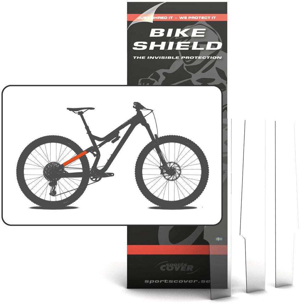 Bike Shield Stay Shield Frame Protector Pack  Gloss