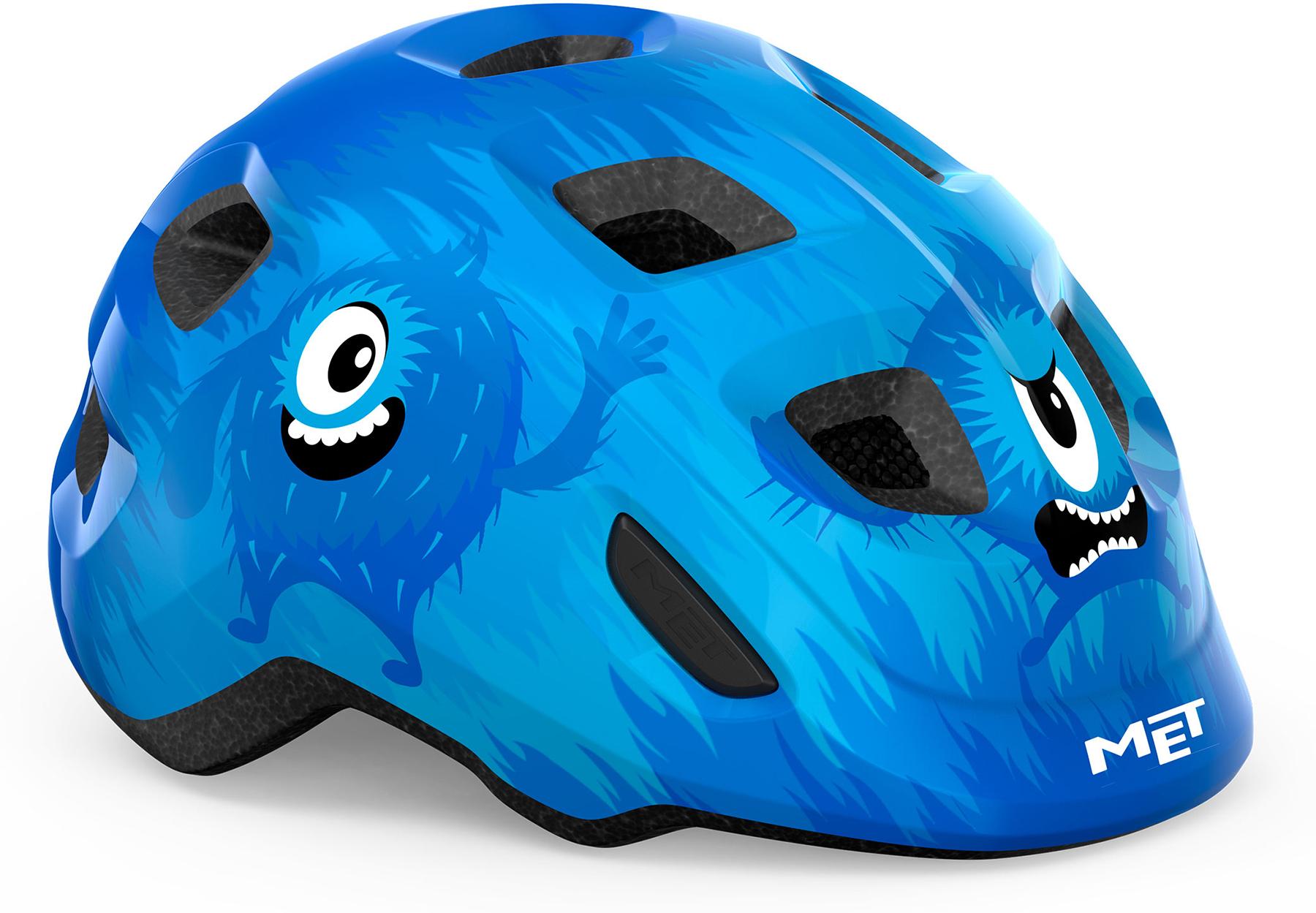 Met Hooray Kids Helmet  Blue Monsters
