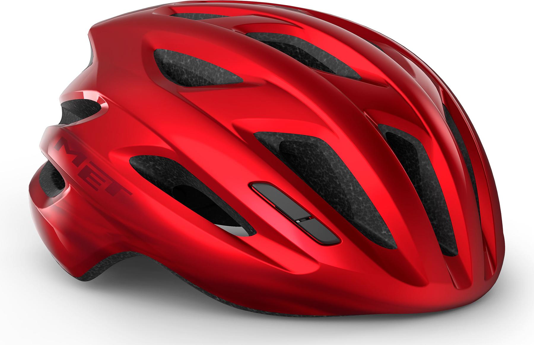 Met Idolo Helmet  Red Metallic Glossy
