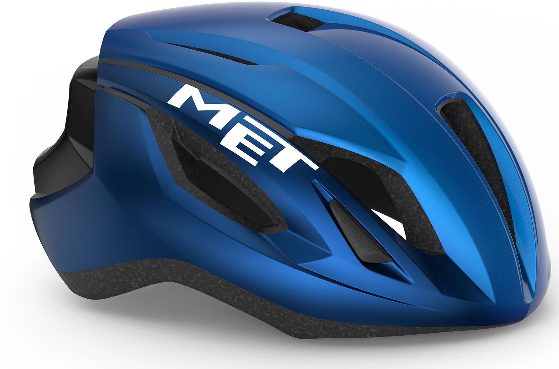 Met Strale Helmet  Blue Metallic
