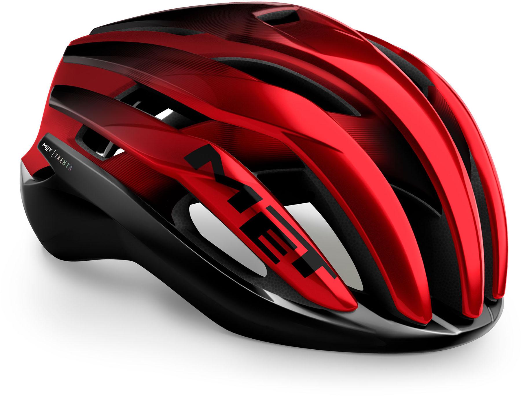 Met Trenta Road Helmet (mips)  Black/red