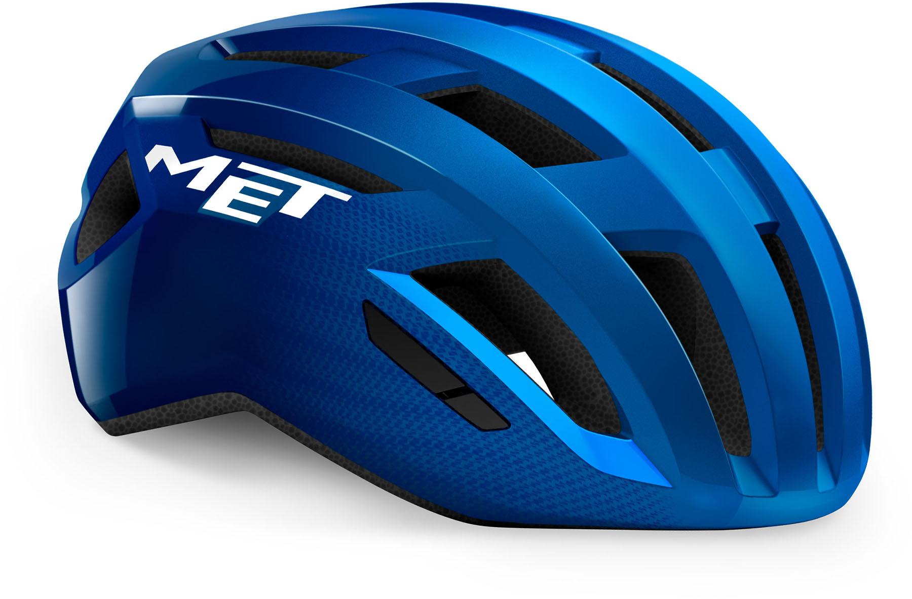 Met Vinci Road Helmet (mips)  Blue Matallic/glossy