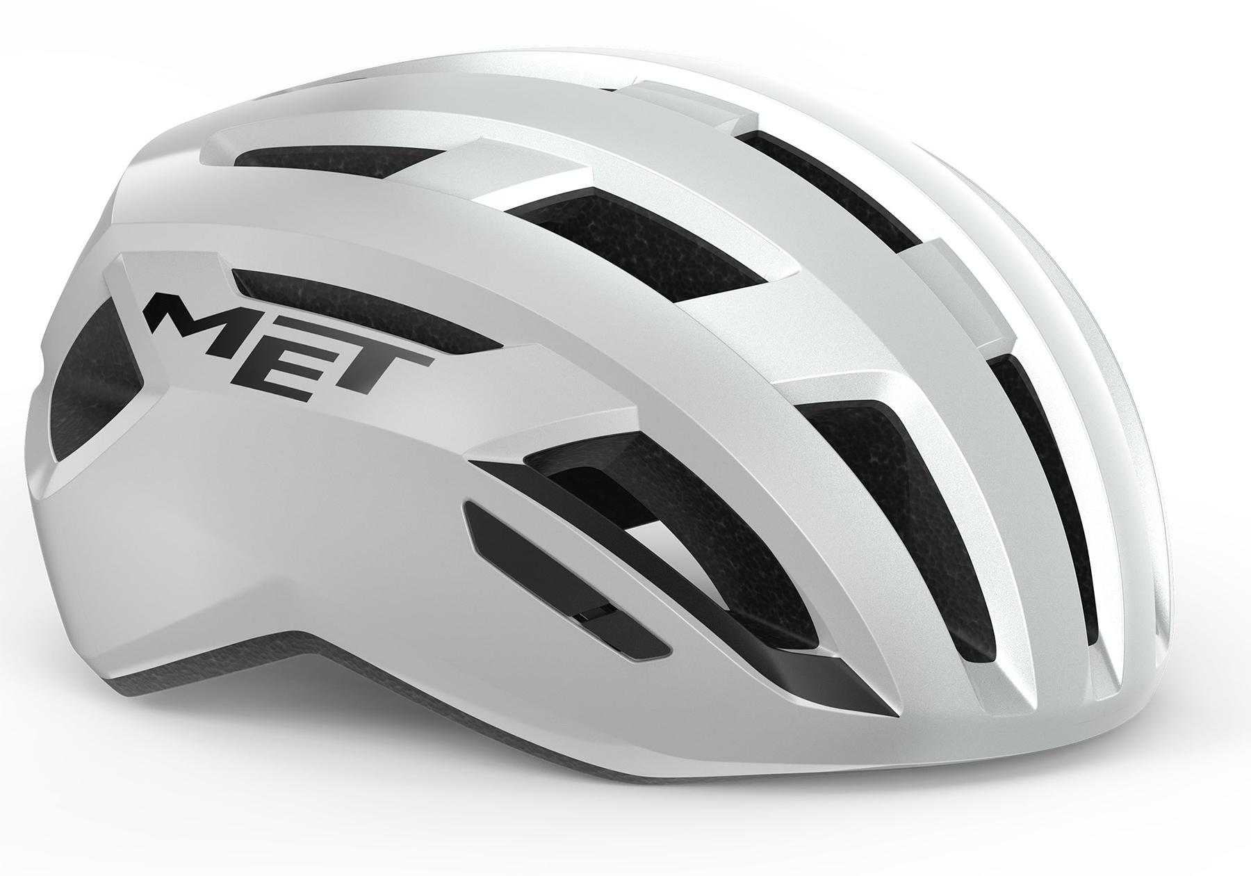 Met Vinci Road Helmet (mips)  White/silver