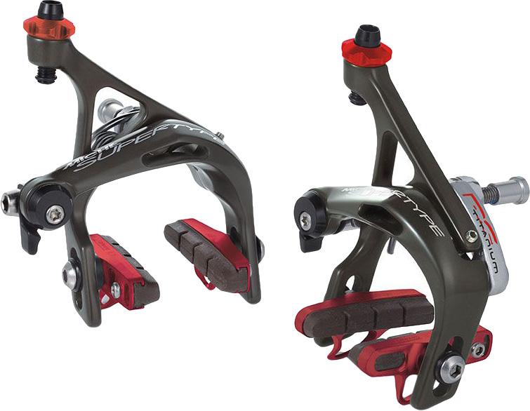 Miche Supertype Rs Road Brake Calipers  Black/red