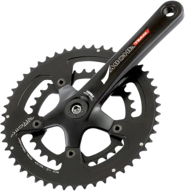 Miche Team Compact 2x10 Speed Road Chainset  Black