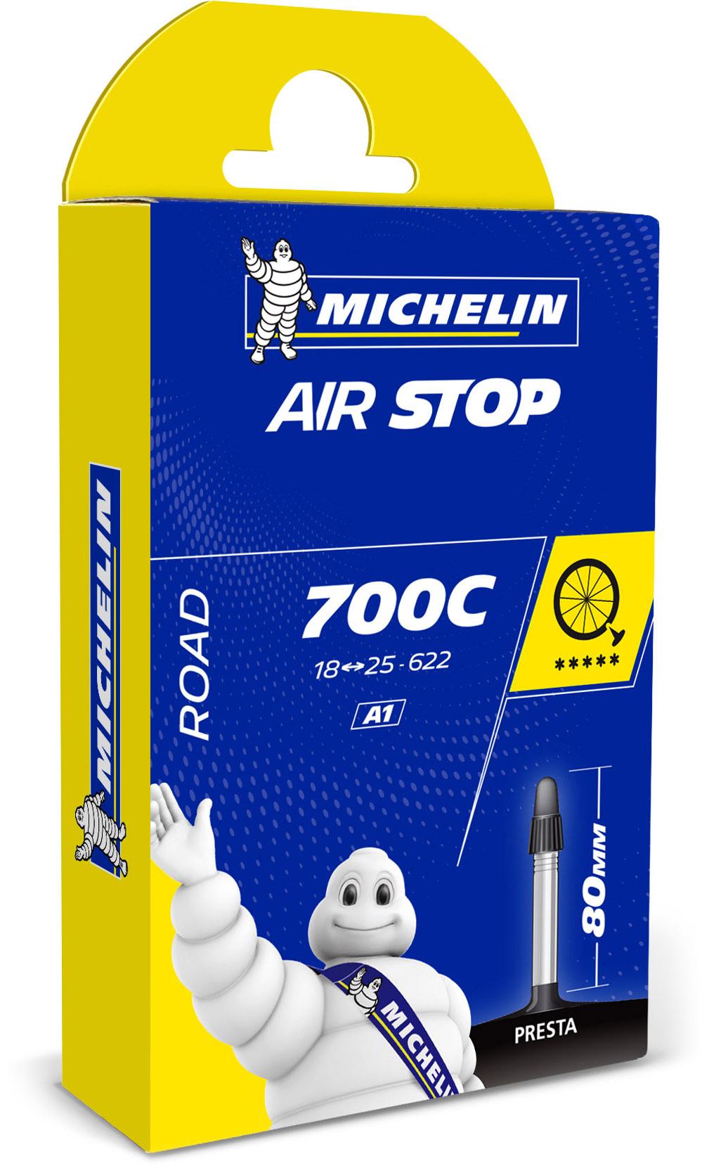 Michelin A1 Airstop Butyl Road Bike Tube  Black