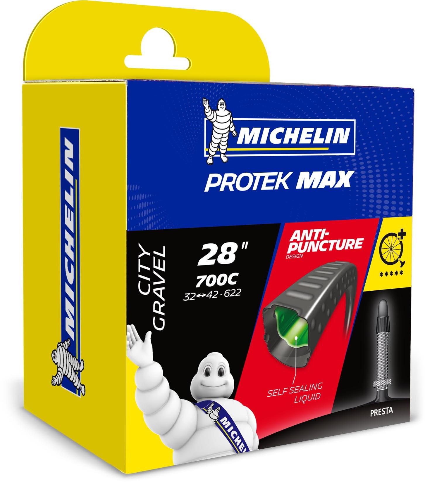 Michelin A3 Protek Max Road Bike Tube  Black