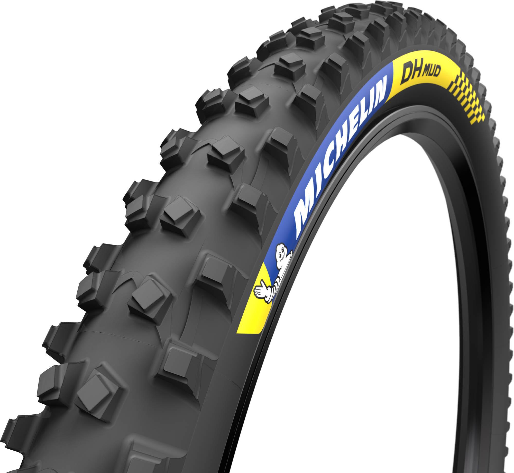 Michelin Dh Mud Tlr Mountain Bike Tyre  Black