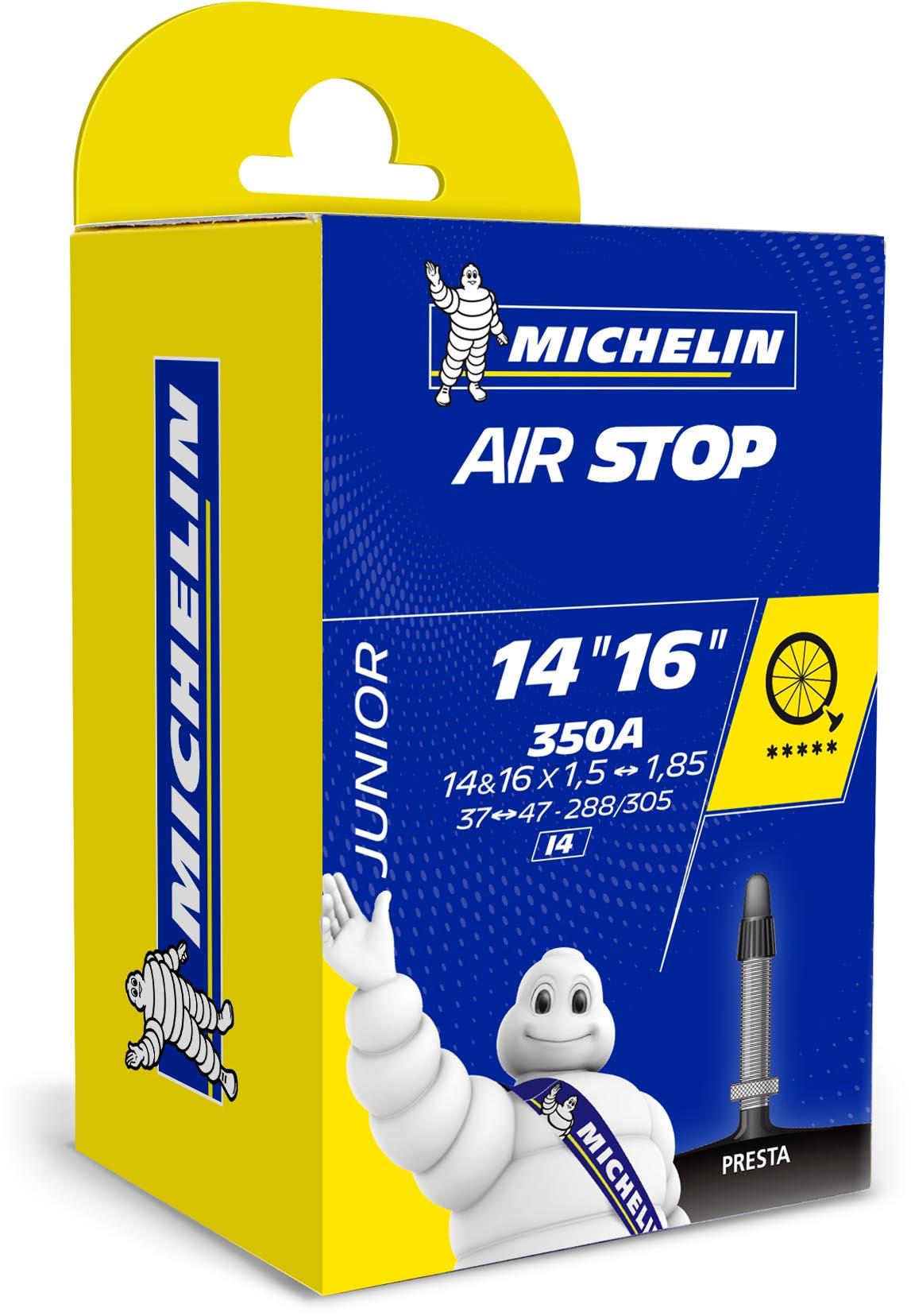 Michelin I4 Airstop Kids Bike Inner Tube  Black