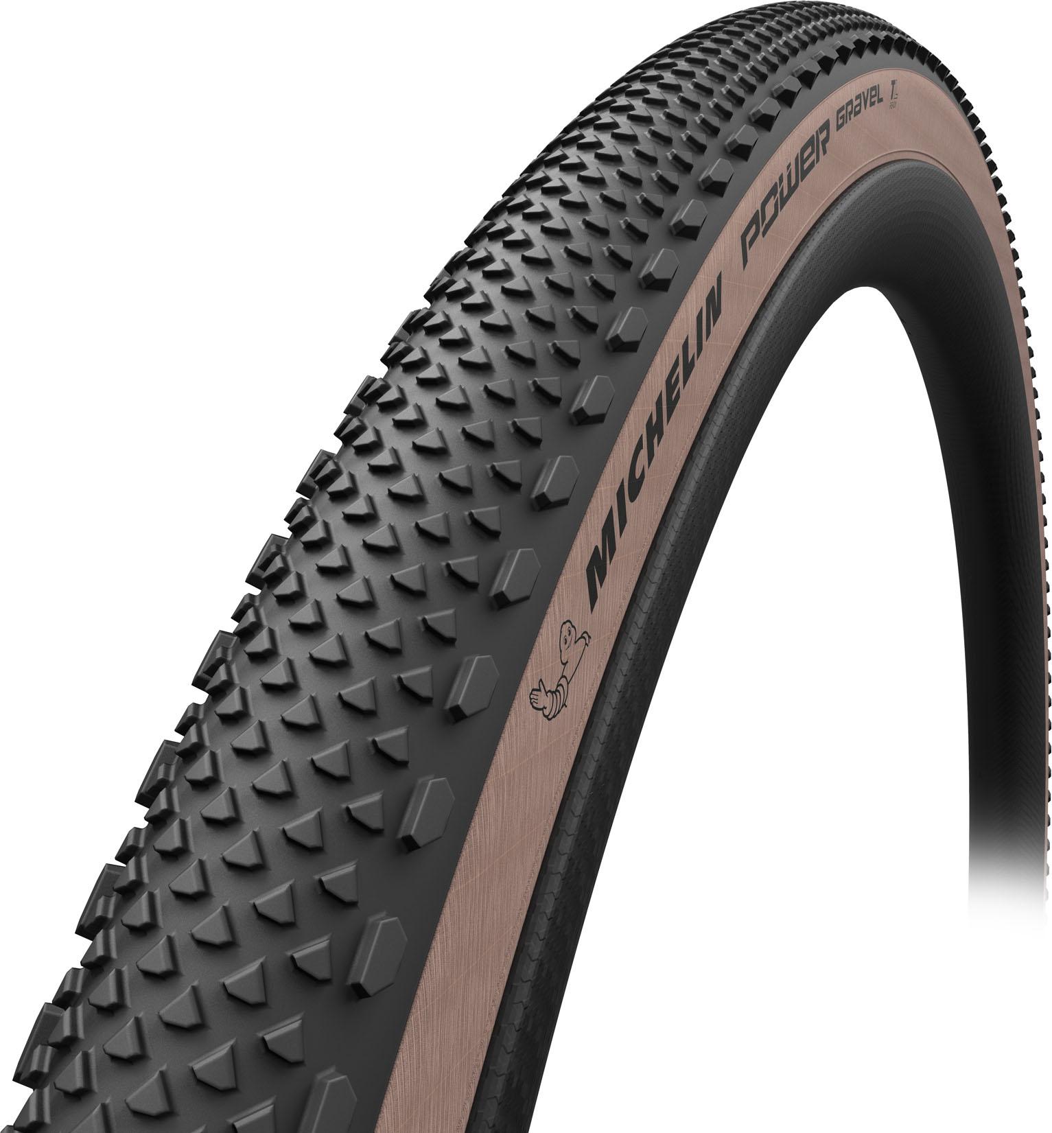 Michelin Power Gravel Tlr Folding Tyre  Black/tan Wall