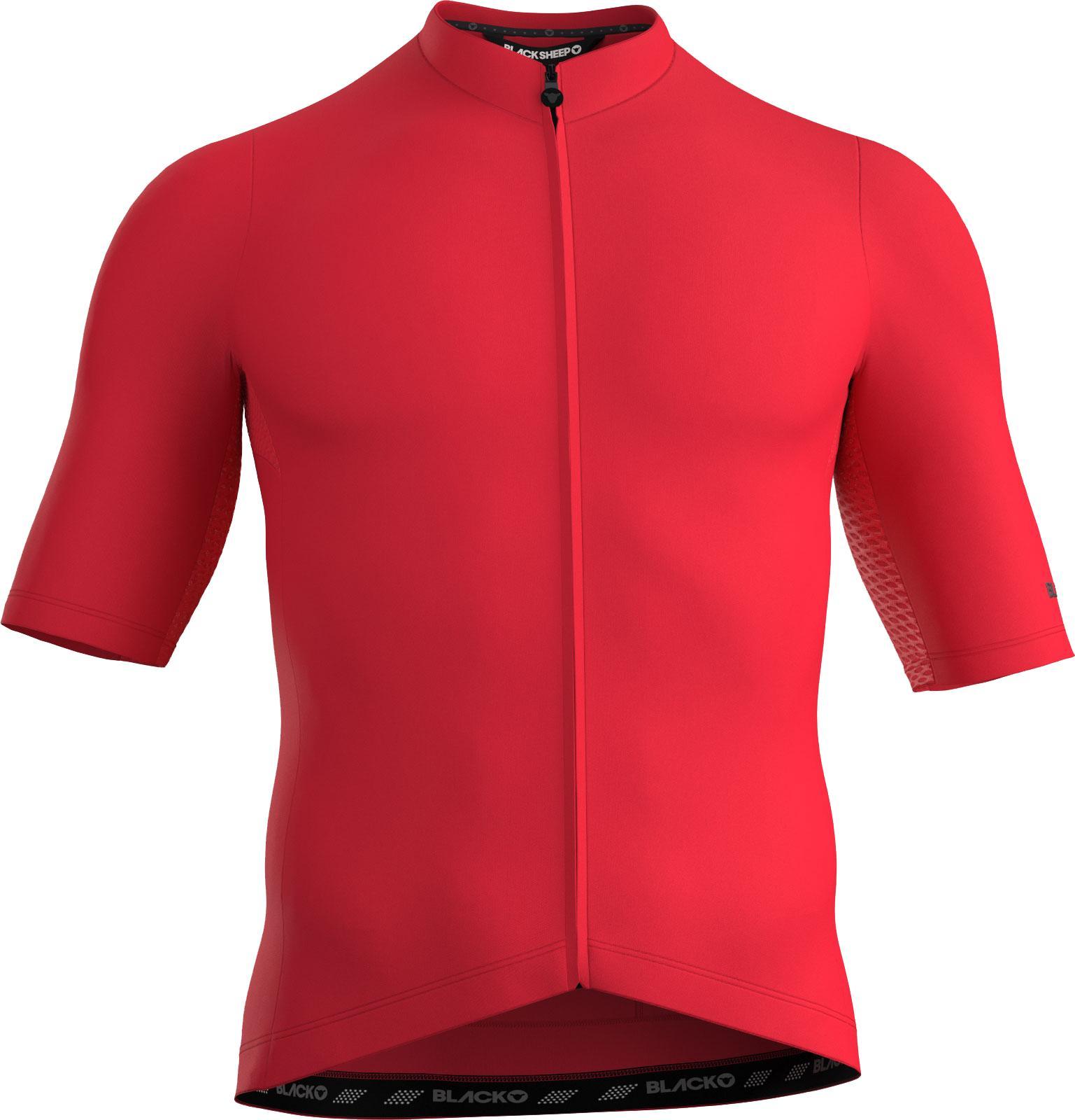 Black Sheep Cycling Essential Team Short Sleeve Jersey  Burgundy