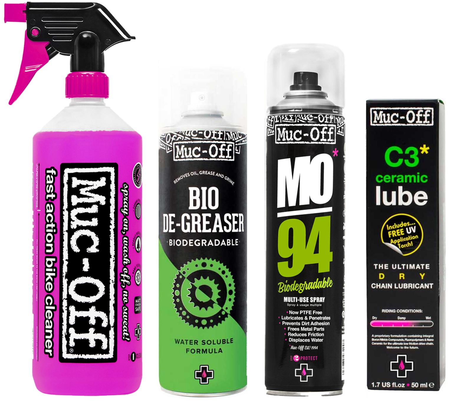 Muc-off Essentials Cleaning Pack  Black