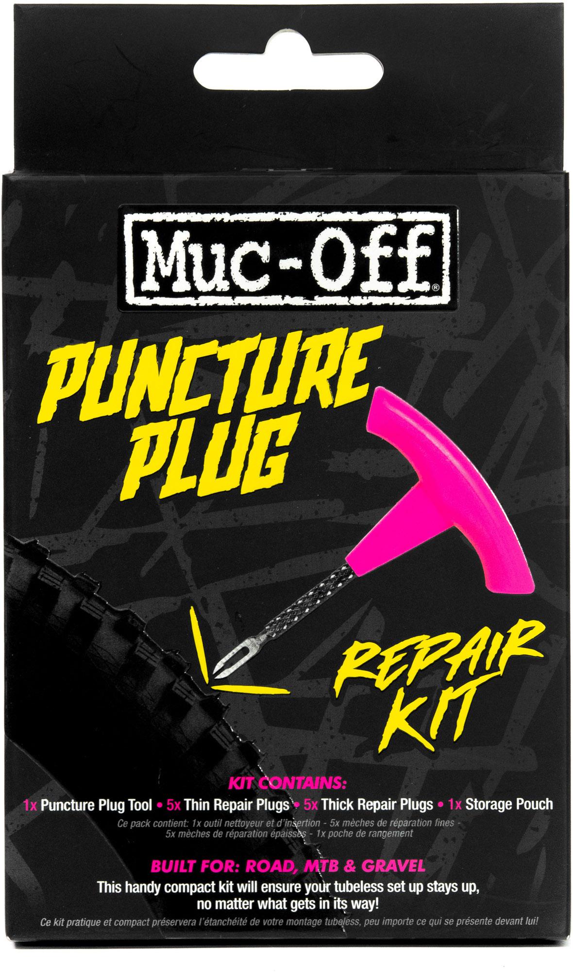 Muc-off Puncture Plug Tubeless Tyre Repair Kit  Black