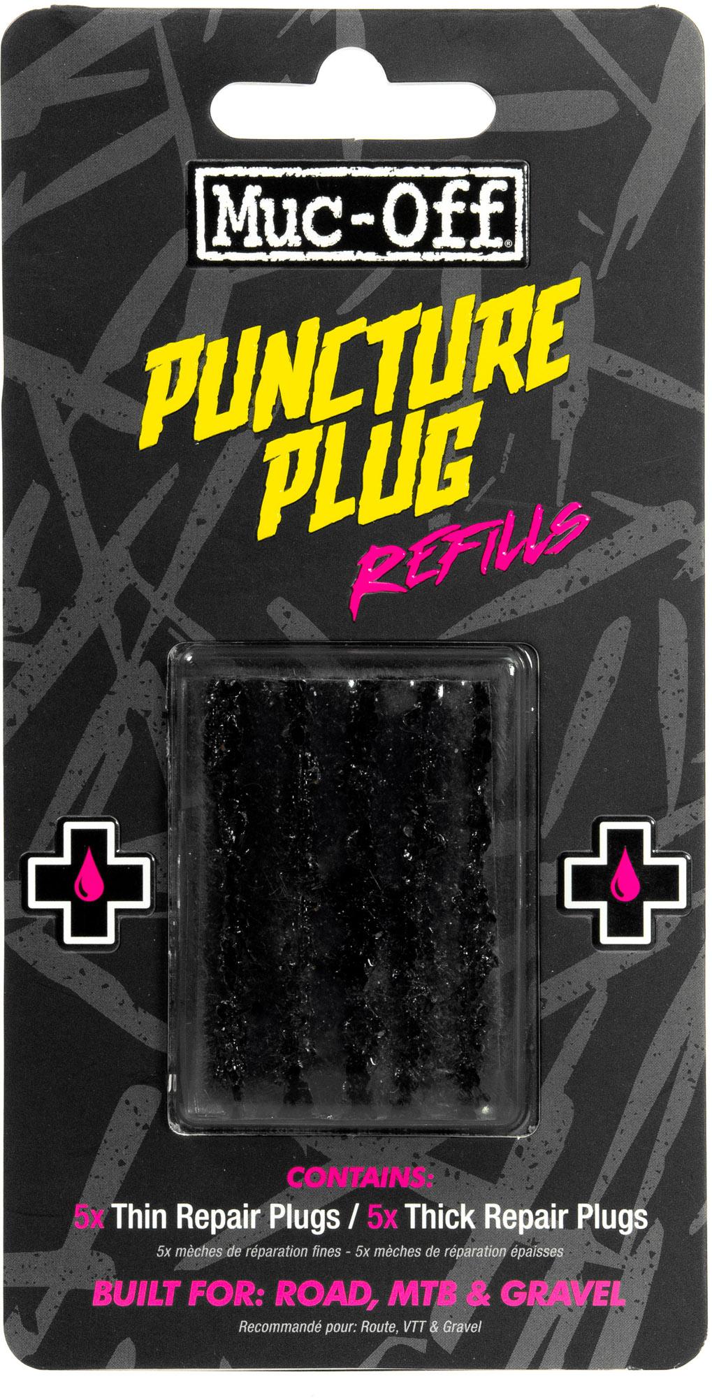 Muc-off Puncture Plugs Tubeless Tyre Refill Pack  Black