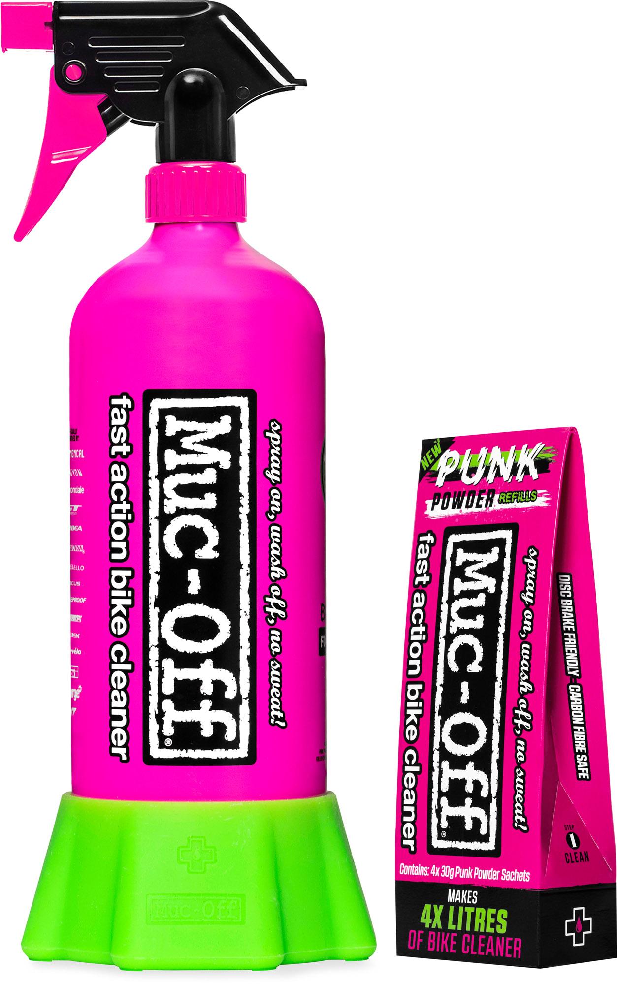 Muc-off Punk Powder And Bottle For Life Bundle  Pink