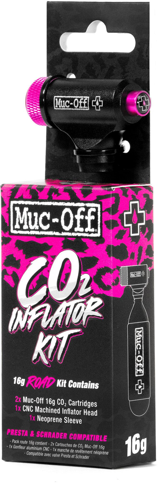 Muc-off Road Co2 Cartridge Inflator Kit  Black