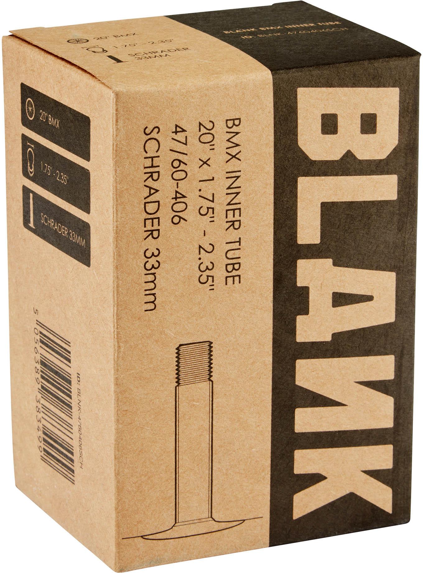 Blank 20 Bmx Inner Tube  Black