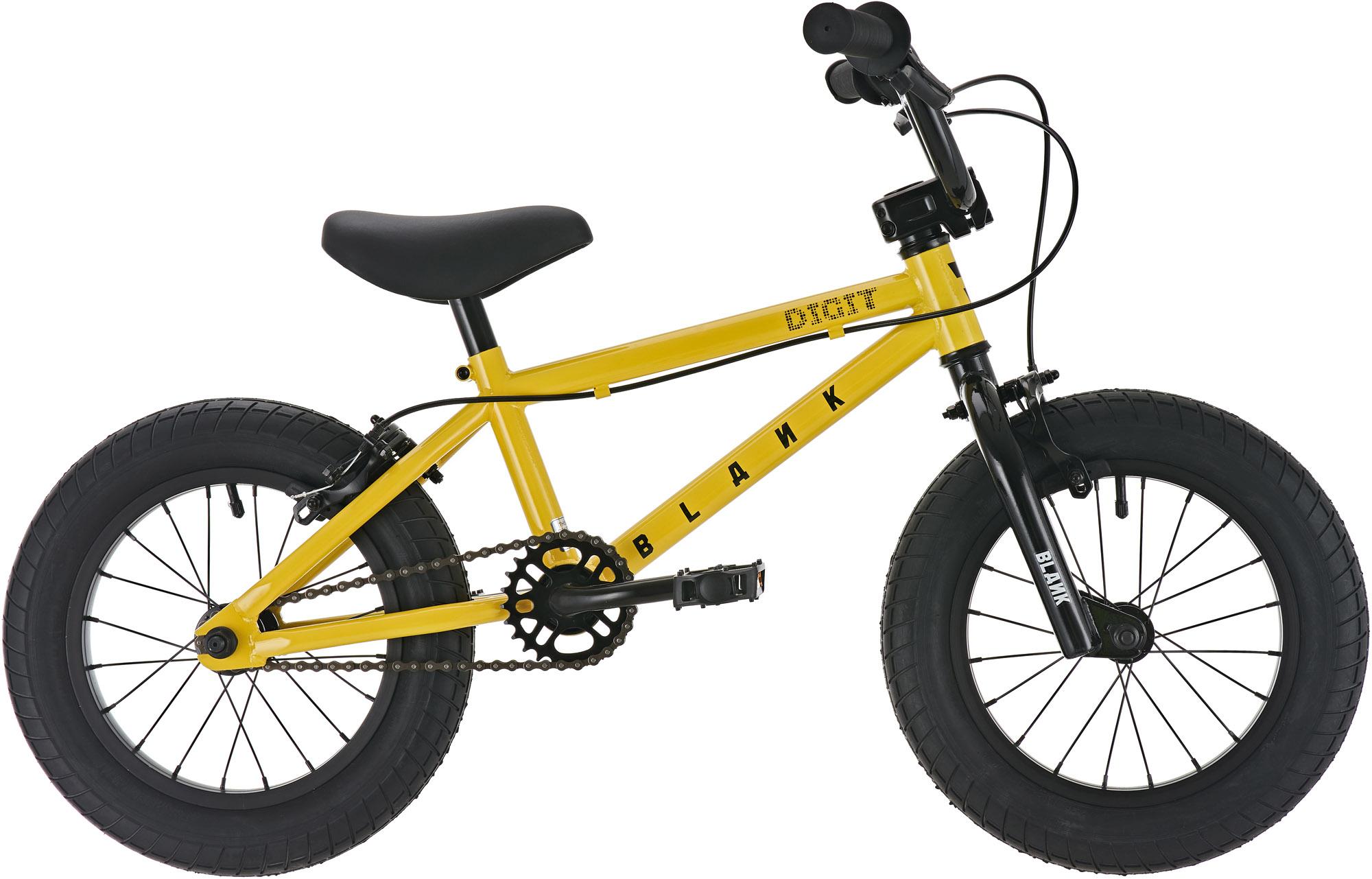 Blank Digit Kids Bmx Bike  Gloss Yellow