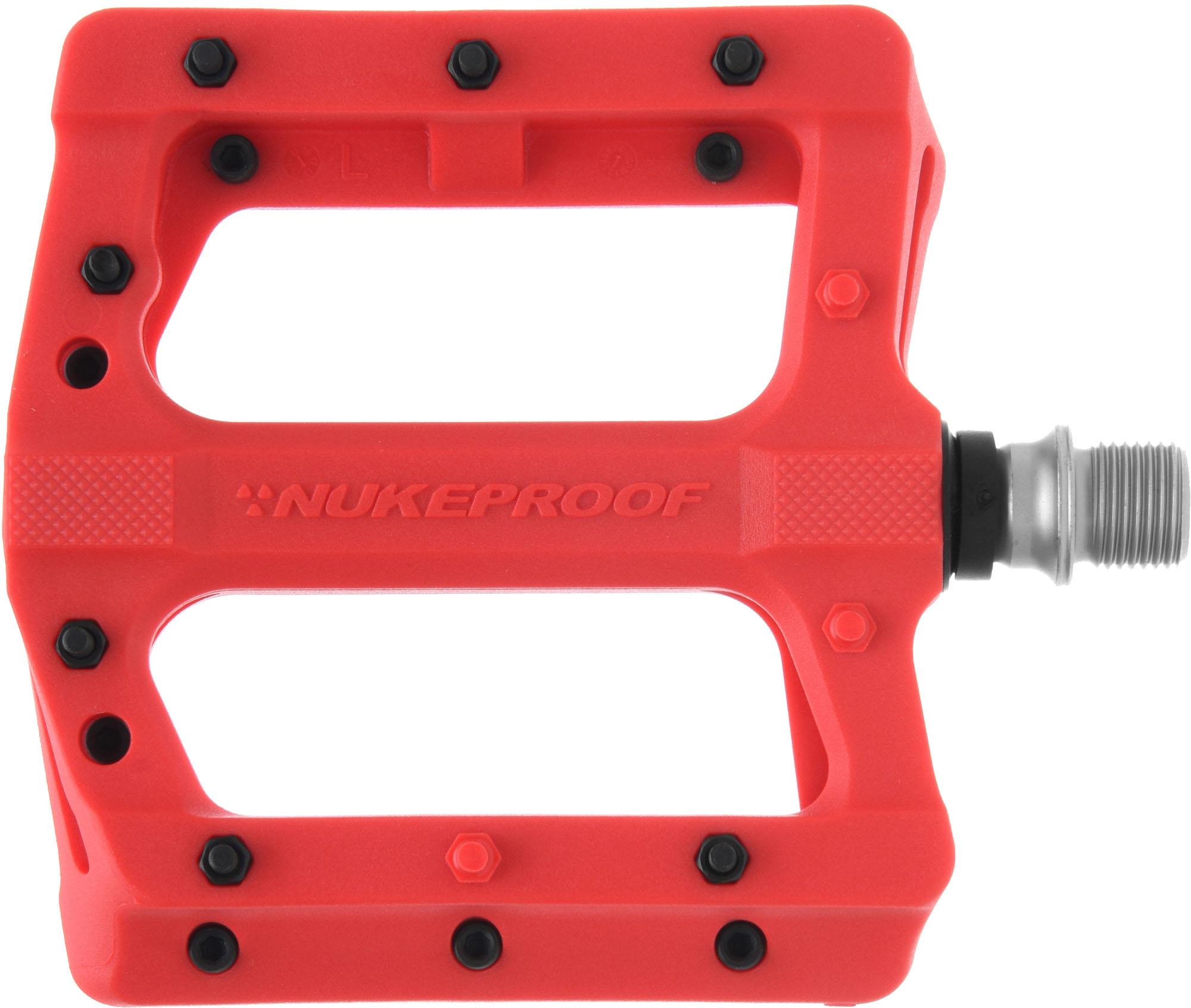 Nukeproof Neutron Evo Flat Pedals  Red