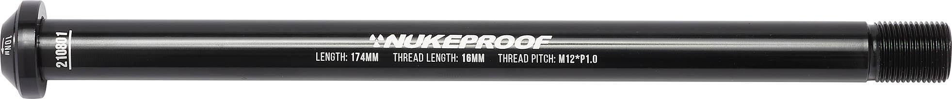 Nukeproof Thru Axle Rear 12mm  Black