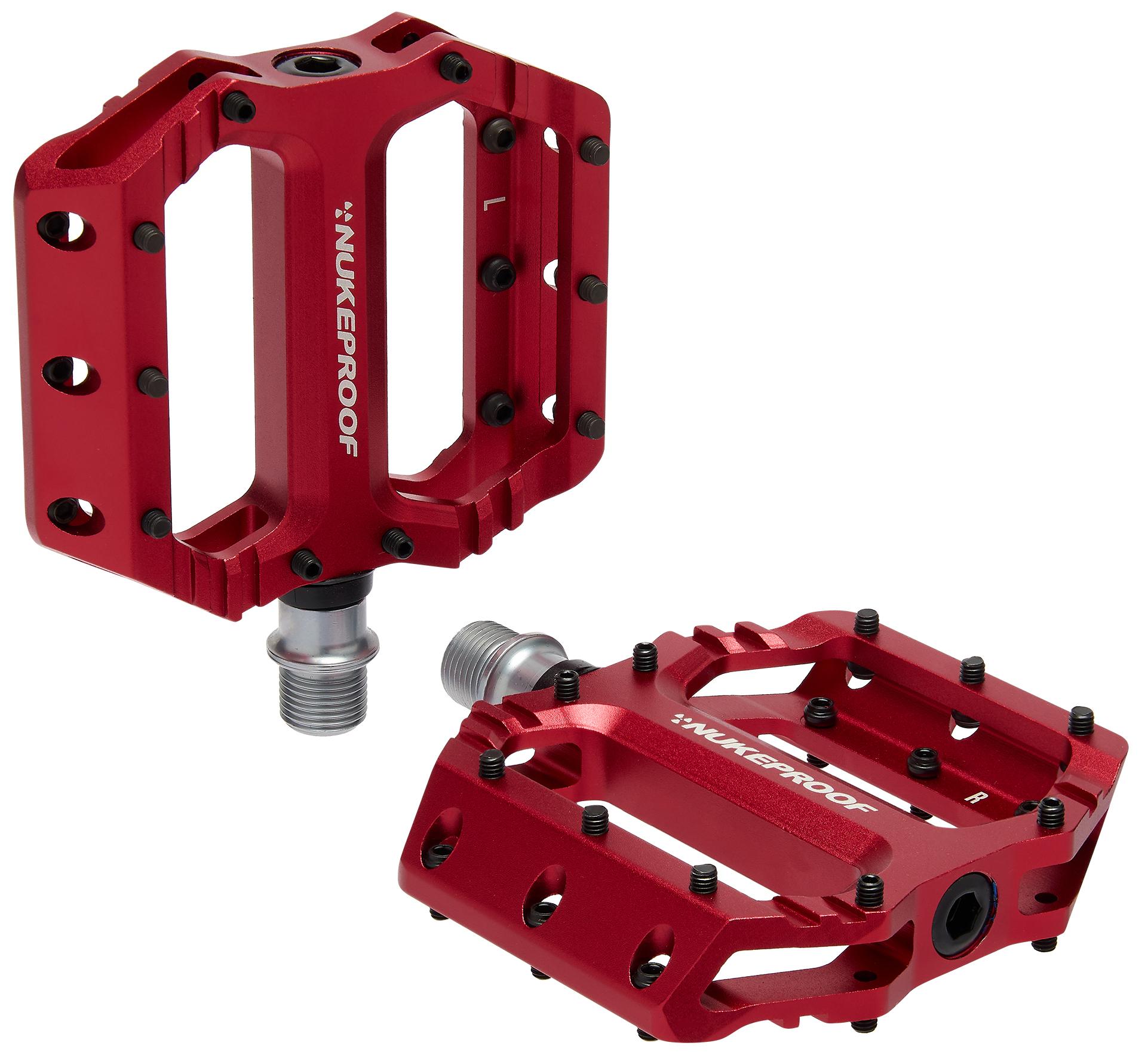 Nukeproof Urchin Youth Flat Mountain Bike Pedals  Red