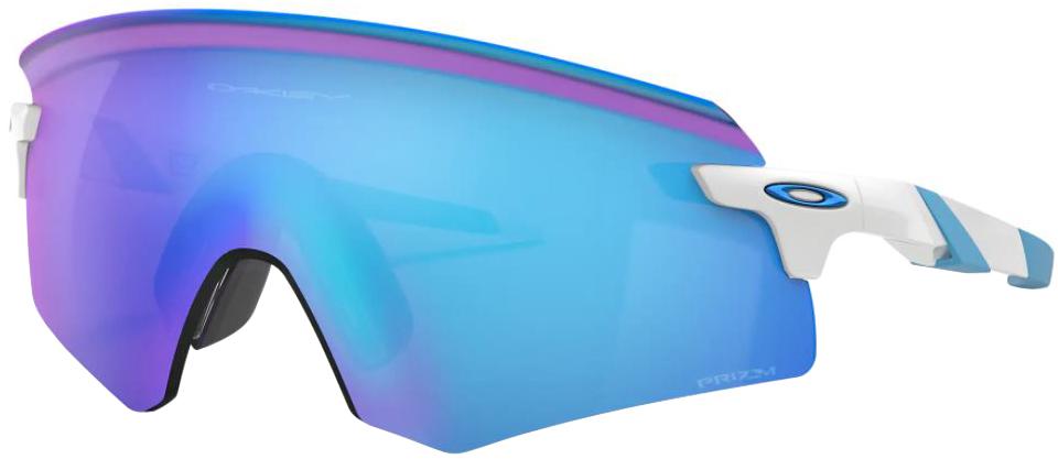 Oakley Encoder White Prizm Sapphire Sunglasses  Polished White