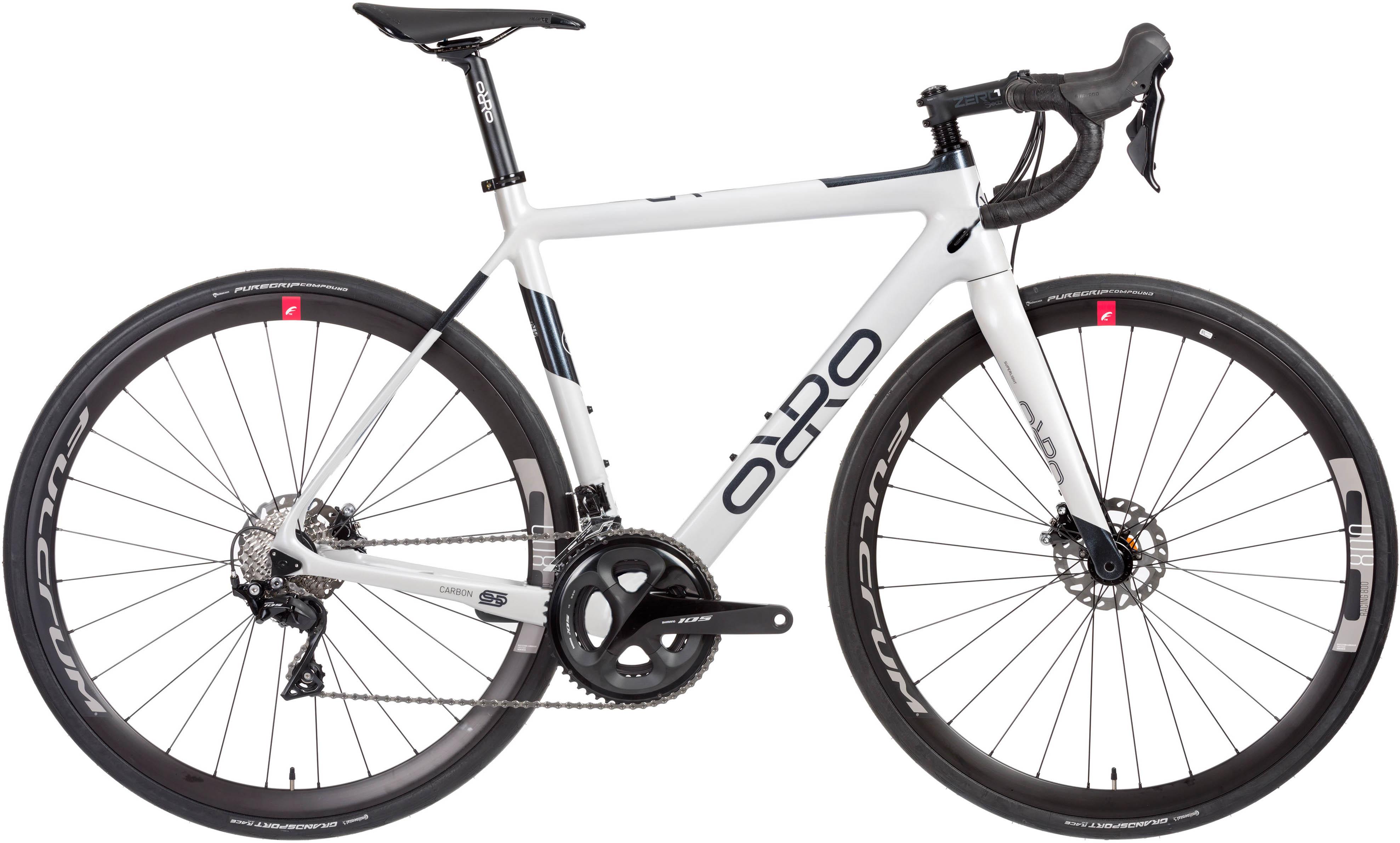 Orro Gold Evo 105 Hydro R800 Road Bike 2023  White Gloss