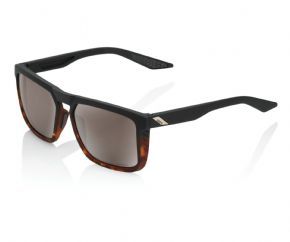 100% Renshaw Sunglasses Matt Black Havana/bronze Lens