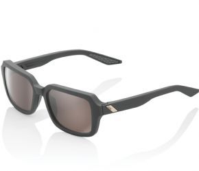 100% Rideley Sunglasses Soft Tact Cool Grey/hiper Silver Lens
