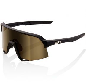 100% S3 Sunglasses Soft Tact Black/soft Gold Mirror Lens