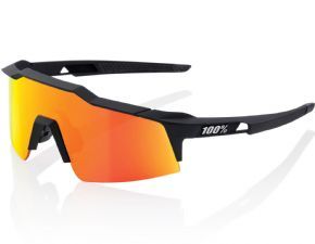 100% Speedcraft Sl Sunglasses Black/hiper Red Mirror Lens