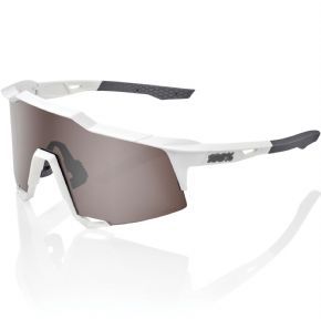 100% Speedcraft Sunglasses Matt White/hiper Silver Mirror Lens
