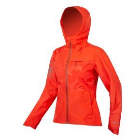 Endura Singletrack 2 Womens Waterproof Jacket Paprika
