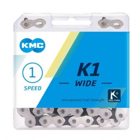 Kmc K1 Wide Silver/ Black 110l Single Speed Chain