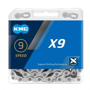 Kmc X9 Silver 114l 9 Speed Chain