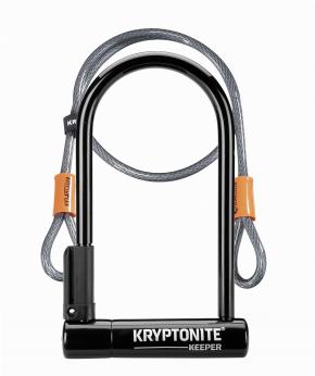 Kryptonite Keeper 12 Standard U-lock With 4 Foot Kryptoflex Cable