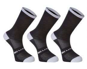 Madison Freewheel Coolmax Mid Sock Triple Pack Black