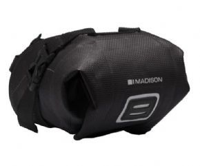 Madison Waterproof Micro Saddle Bag With Welded Seams 1.2 Litre Black