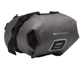 Madison Waterproof Micro Saddle Bag With Welded Seams 1.2 Litre Grey
